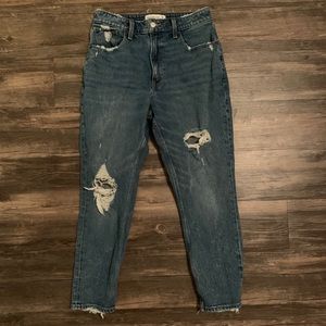 A&F Curve Love Mom Jeans